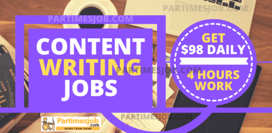 part time freelance content writing work from home