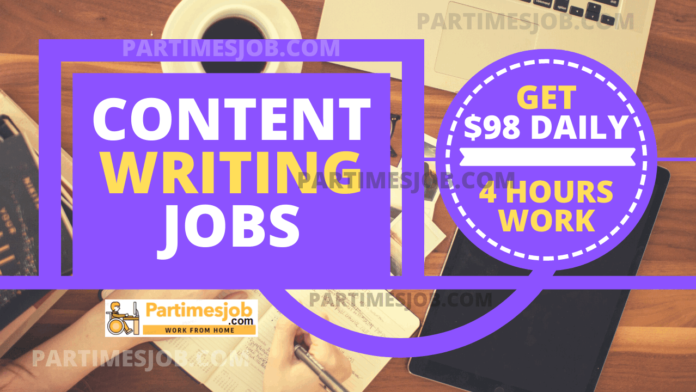 part time freelance content writing work from home