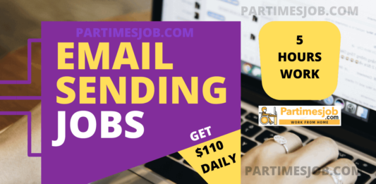 Online Email Sending jobs without Registration fee