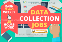 Part Time Data Collection Jobs | Work from home Online to Earn $465 Weekly Data Collection work from home