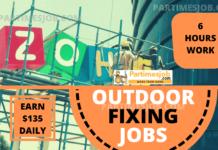 Part time Outdoor jobs that Pay well | Get $135 Daily From Easy Sign Board Fixing Work top outdoor jobs that pay well without a degree