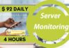 Best Server Monitoring jobs without investment | Earn $92 Daily in 4 Hours Best Server Monitoring jobs without investment