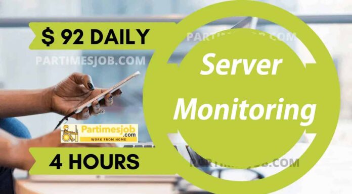 Best Server Monitoring jobs without investment | Earn $92 Daily in 4 Hours Best Server Monitoring jobs without investment